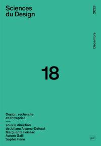 Sciences du design, n° 18. Design, recherche et entreprise