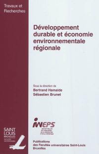 Développement durable et économie environnementale régionale