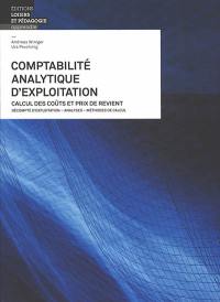 Comptabilité analytique d'exploitation : livre et solutions
