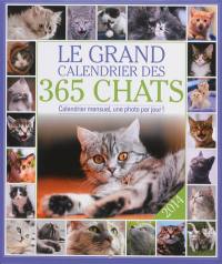 Le grand calendrier des 365 chats 2014 : calendrier mensuel, une photo par jour !