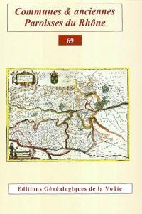 Communes et anciennes paroisses du Rhône
