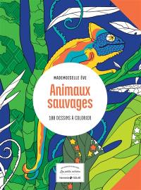 Animaux sauvages : 100 dessins à colorier