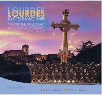 Lourdes : la cité, le sanctuaire. Lourdes : the city, the sanctuary. Lourdes : la ciudad, el santuario. Lourdes : la citta, il santuario