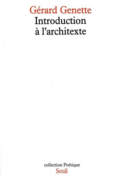 Introduction à l'architexte
