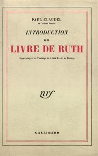 Introduction au Livre de Ruth