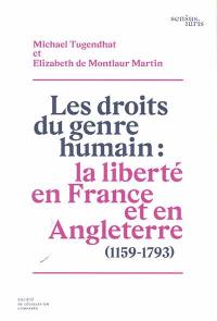 Les droits du genre humain : la liberté en France et en Angleterre (1159-1793)