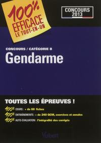 Gendarme, concours catégorie B