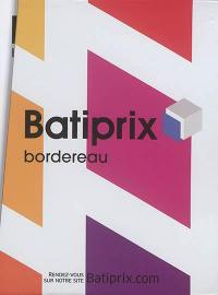 Batiprix 2017 : bordereau