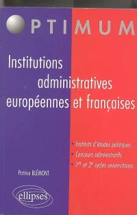 Institutions administratives européennes et françaises