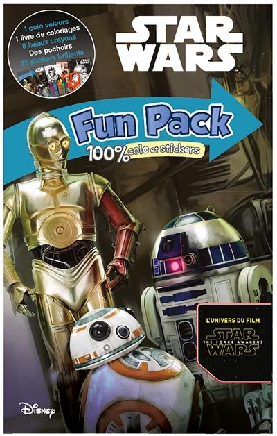 Star Wars : fun pack 100 % colo et stickers : droïdes