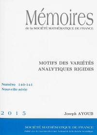 Mémoires de la Société mathématique de France, n° 140-141. Motifs des variétés analytiques rigides