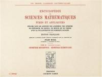 Encyclopédie des sciences mathématiques pures et appliquées. Vol. 3-2. Géométrie descriptive. Géométrie élémentaire
