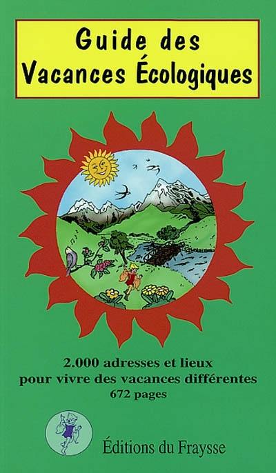 Guide des vacances écologiques : 2002-2003