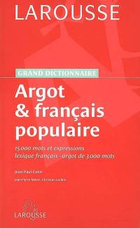 Argot et français populaire