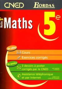 Maths 5e : un cahier, un service