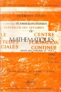 Problèmes et exercices corrigés de mathématiques : posés aux concours d'HEC, ESSEC, ESCP, ESCAE... 78/79