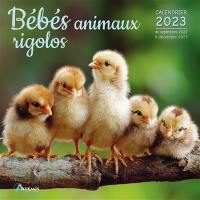 Bébés animaux rigolos : calendrier 2023 : de septembre 2022 à décembre 2023