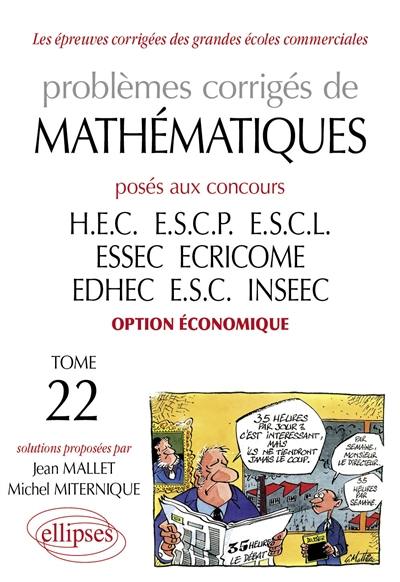 Annales de mathématiques HEC - option éco : best of 1998-2001