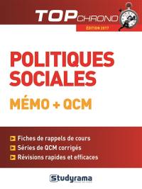 Politiques sociales : mémo + QCM : édition 2017
