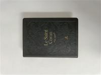 Le saint Coran : et la traduction en langue française du sens de ses versets : couverture tissu noir