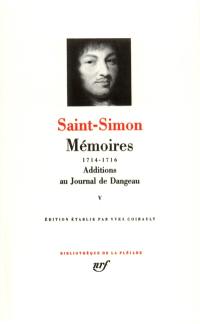 Mémoires. Vol. 5. 1714-1716