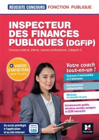 Inspecteur des finances publiques (DGFIP) : concours externe, interne, examen professionnel, catégorie A