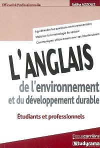 L'anglais de l'environnement et du développement durable : étudiants et professionnels