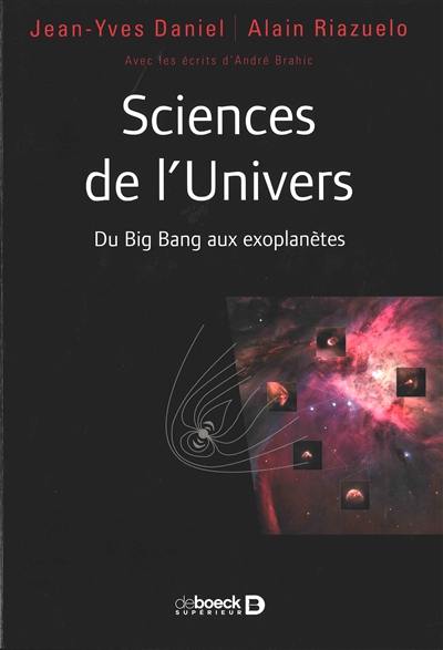 Sciences de l'Univers : du big bang aux exoplanètes