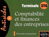 Comptabilité et finances des entreprises, terminale STG : nouveau programme