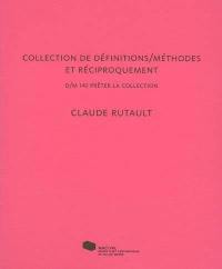 Collection de définitions-méthodes et réciproquement, Claude Rutault : D-M 140 prêter la collection