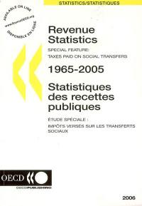 Revenue statistics : special feature, taxes paid on social transfers, 1965-2005. Statistiques des recettes publiques : étude spéciale, impots versés sur les transferts sociaux