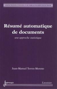 Résumé automatique de documents
