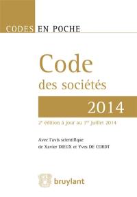 Code des sociétés 2014