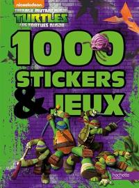 Les Tortues ninja : 1.000 stickers & jeux