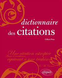 Dictionnaire des citations
