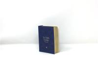 Le saint Coran : et la traduction en langue française du sens de ses versets : couverture daim bleu nuit