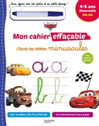 Cars : j'écris les lettres minuscules : 4-6 ans, maternelle, MS-GS