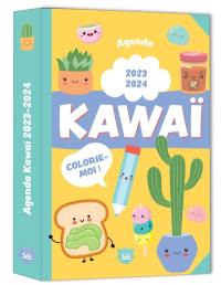 Agenda kawaï 2023-2024 : colorie-moi !