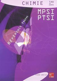 Chimie 1re année MPSI, PTSI