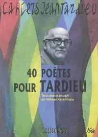 Cahiers Jean Tardieu, n° 1. 40 poètes pour Tardieu