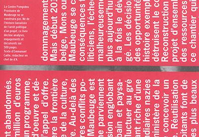 Dé-livré : Centre Pompidou provisoire de Maubeuge