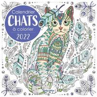 Calendrier chats à colorier 2022