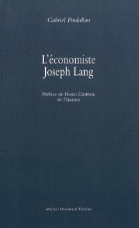 L'économiste Joseph Lang