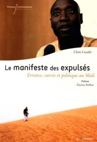 Le manifeste des expulsés : errance, survie et politique au Mali