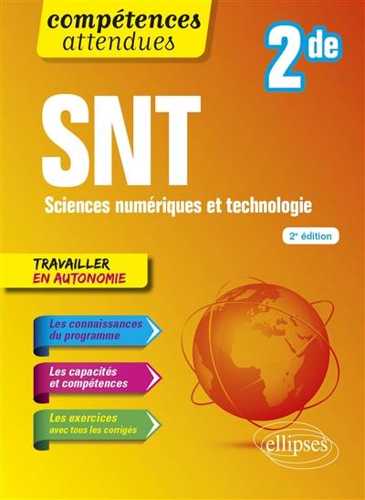 SNT, sciences numériques et technologie 2de