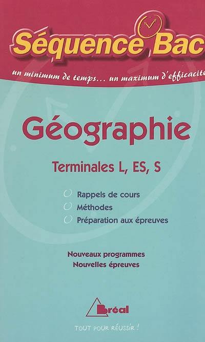 Géographie : terminales L, ES et S
