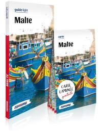 Malte : guide et carte laminée