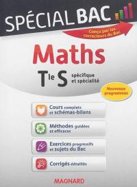 Maths terminale S spécifique et spécialité : nouveaux programmes