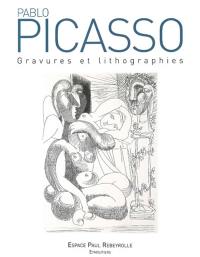 Pablo Picasso : gravures et lithographies : exposition du 22 juin au 12 octobre 2008, Espace Paul Rebeyrolle, Eymoutiers