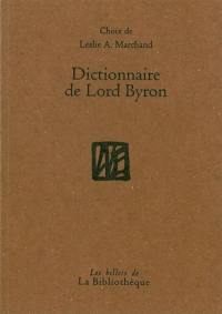 Dictionnaire de Byron